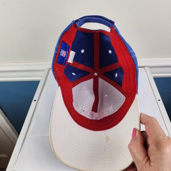 NFL Reebok New York Giants Adjustable Denim Baseball Cap Hat - Picture 5 of 8
